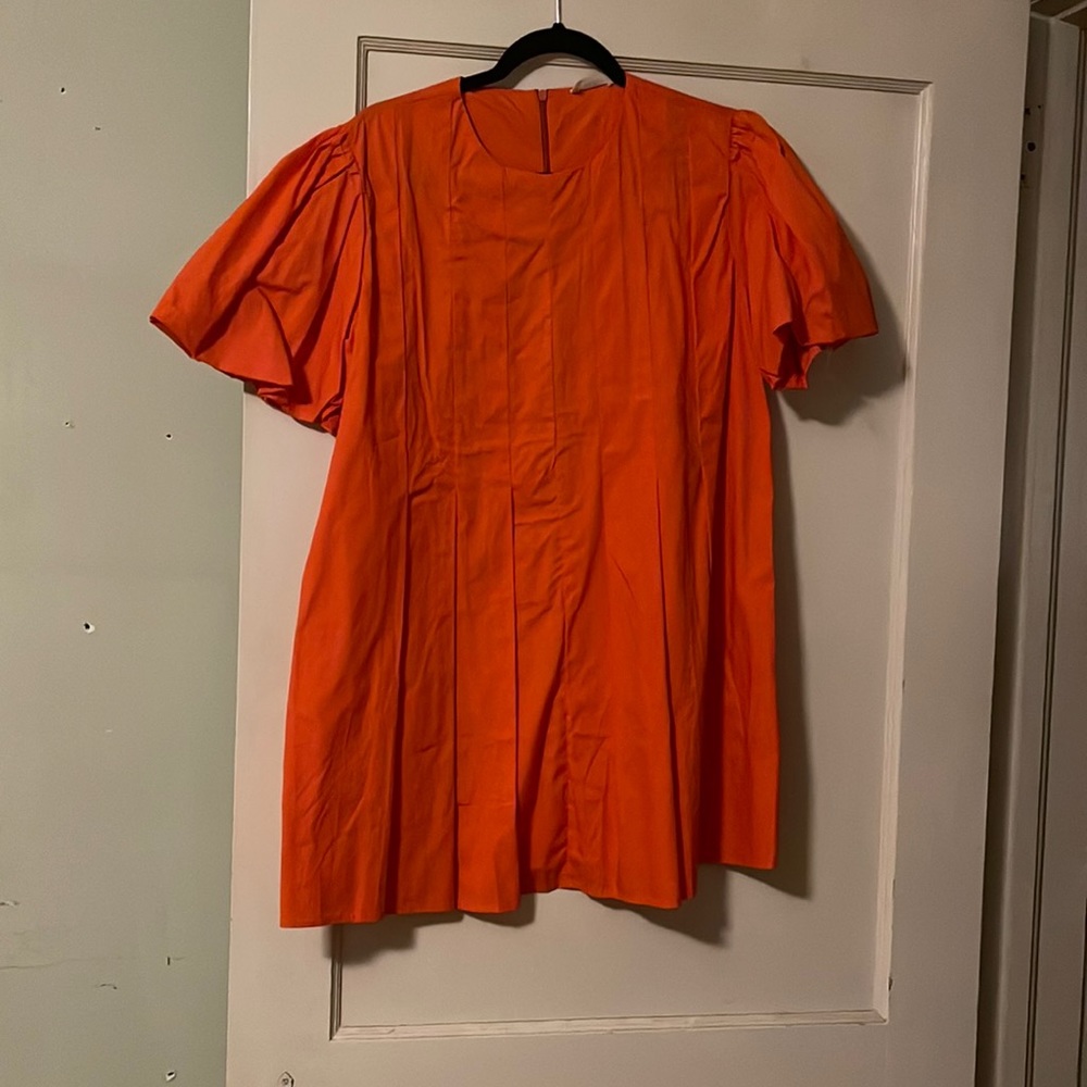 Clad and Cloth Orange Dress